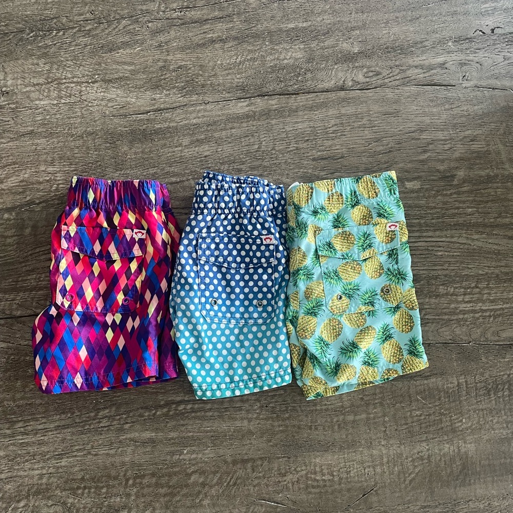 This deal is a bundle of three swim trunks for $30!